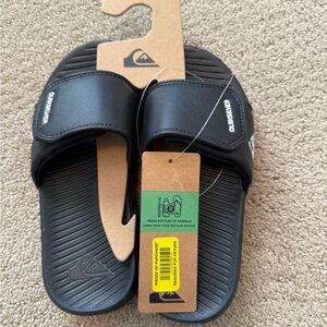 Quiksilver Black Casual Slides